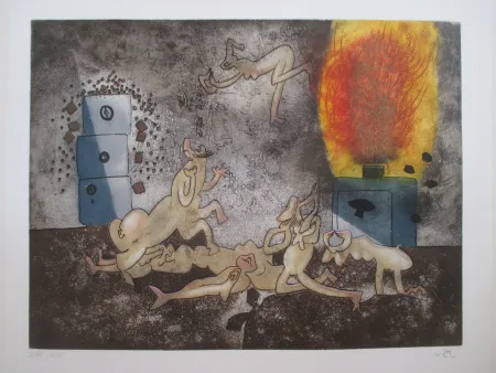 Aguatinta Matta - Landru