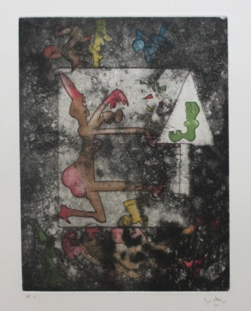 Aguafuerte Y Aguatinta Matta - L'Angle Mère