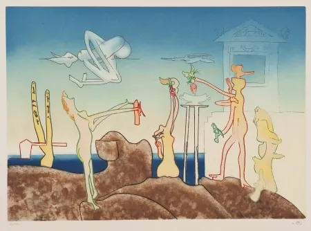 Aguatinta Matta - L'Arc obscur des heures