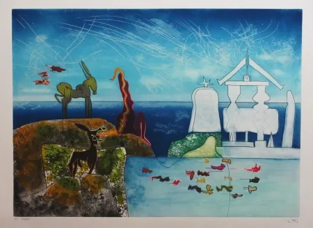 Aguafuerte Y Aguatinta Matta - L'Arc obscur des heures