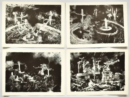 Litografía Matta - Le acque d'arno