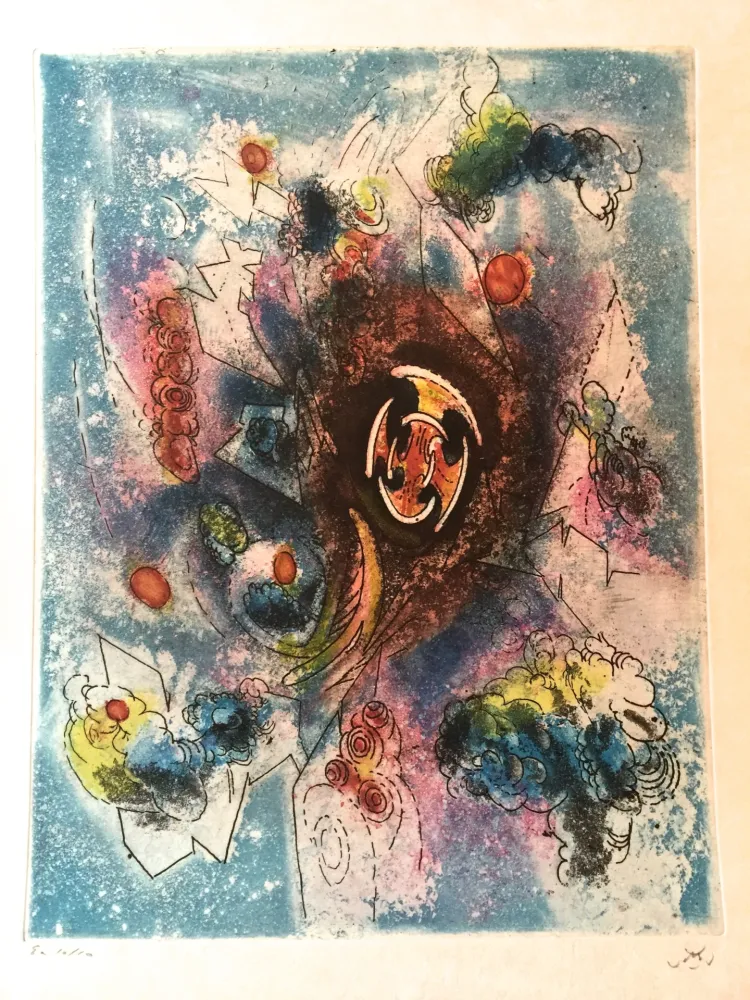 Grabado Matta - Le Conmer, Hom'mere III - L'Ergonaute