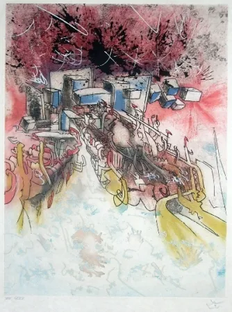 Aguafuerte Y Aguatinta Matta - Le palais d'hiver