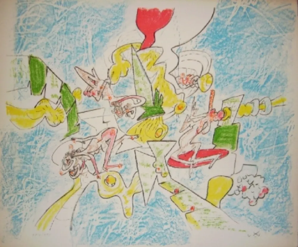 Litografía Matta - L'effet Gabriel