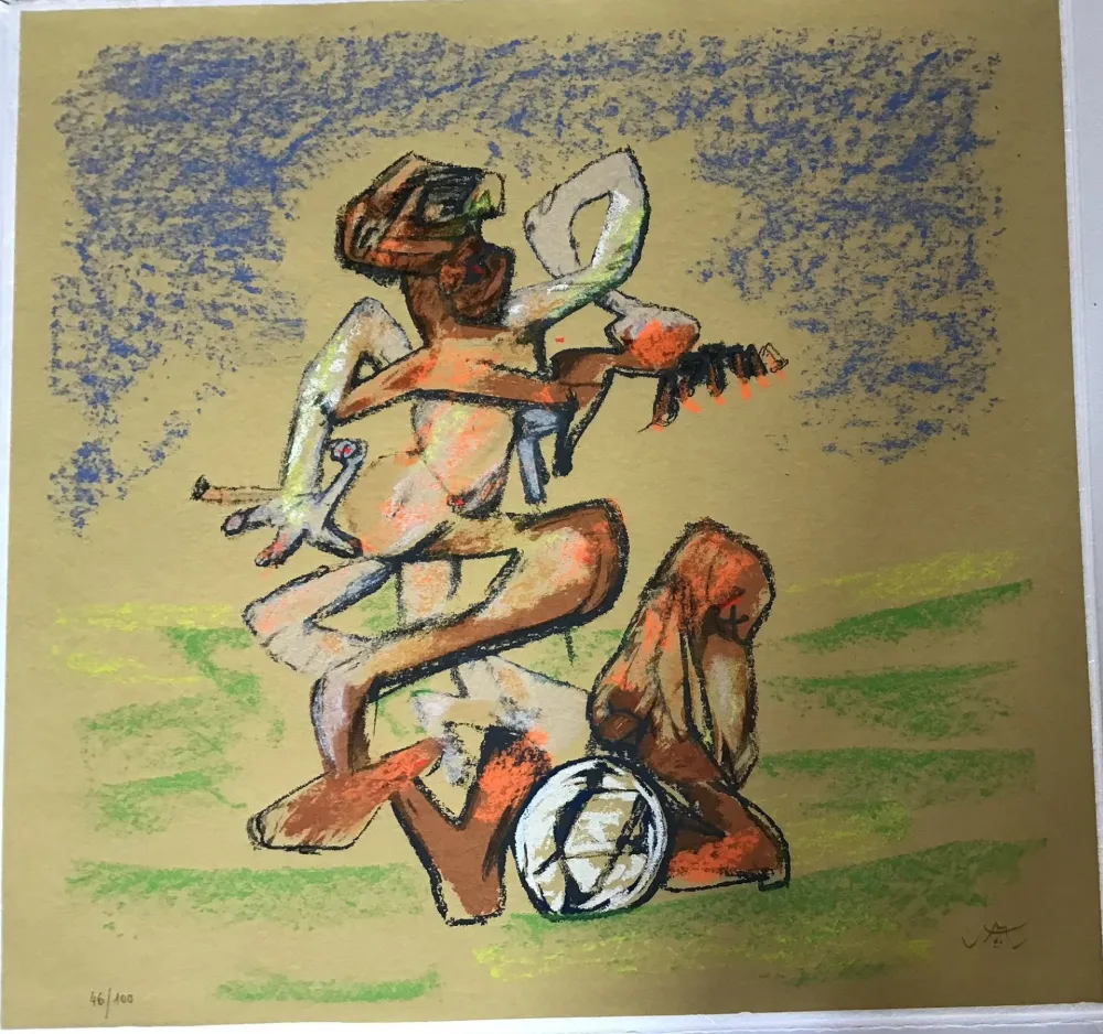 Litografía Matta - Leonardanda Music Foot