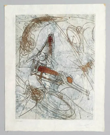 Aguatinta Matta - Les Damnations