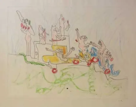 Aguafuerte Y Aguatinta Matta - Les oh!Tomobiles