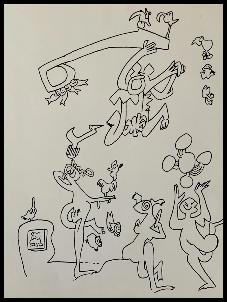 Litografía Matta - Les oiseaux dans l'éternité