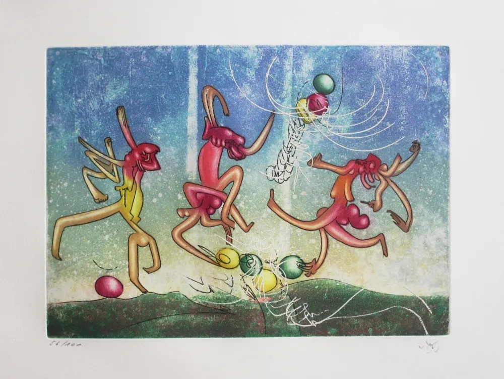 Aguafuerte Y Aguatinta Matta - Les Transesports