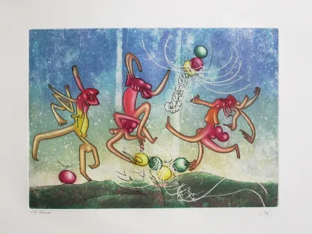 Aguafuerte Y Aguatinta Matta - Les Transesports