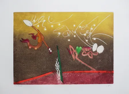 Aguafuerte Y Aguatinta Matta - Les Transesports