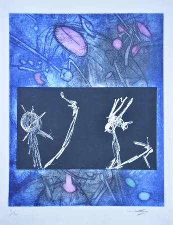 Aguafuerte Y Aguatinta Matta - Les Voix