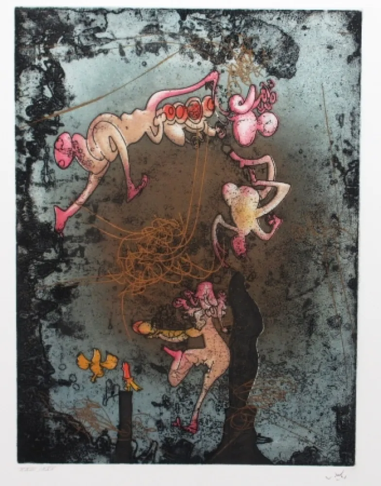 Aguafuerte Y Aguatinta Matta - Mallarmé L'or