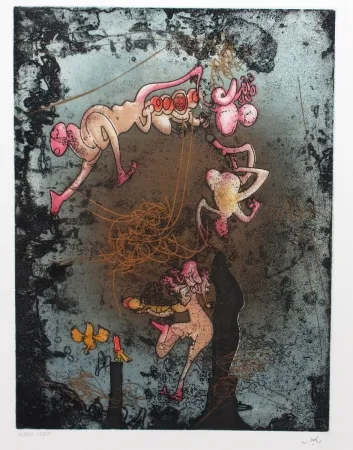 Aguafuerte Y Aguatinta Matta - Mallarmé L'or