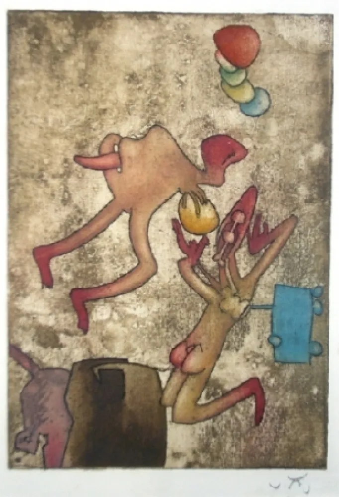 Aguafuerte Y Aguatinta Matta - Mots desserre freins 4