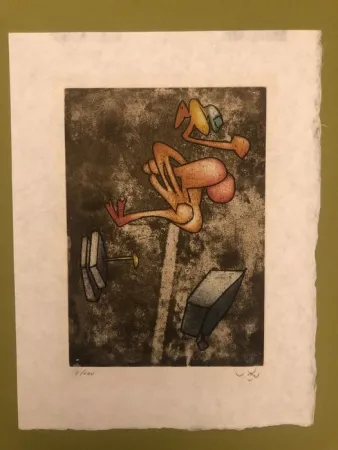 Aguafuerte Y Aguatinta Matta - Mots desserre freins planche 2