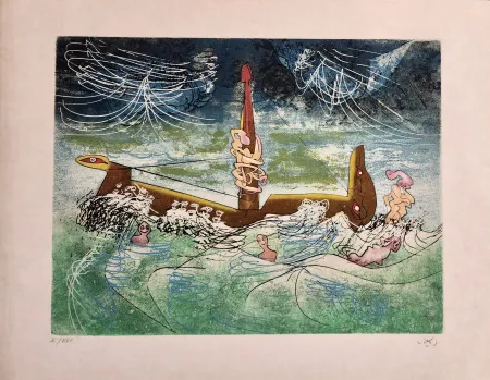 Grabado Matta - N'ou's from Hom'mere II L Eautre