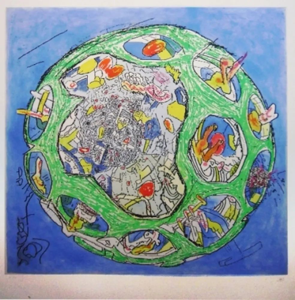 Aguafuerte Y Aguatinta Matta - N'ous T'ous