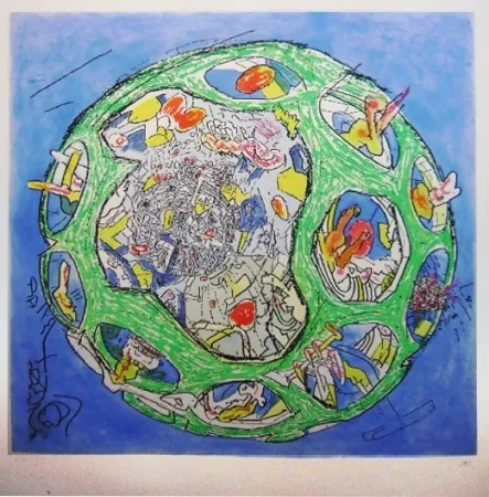 Aguafuerte Y Aguatinta Matta - N'ous T'ous