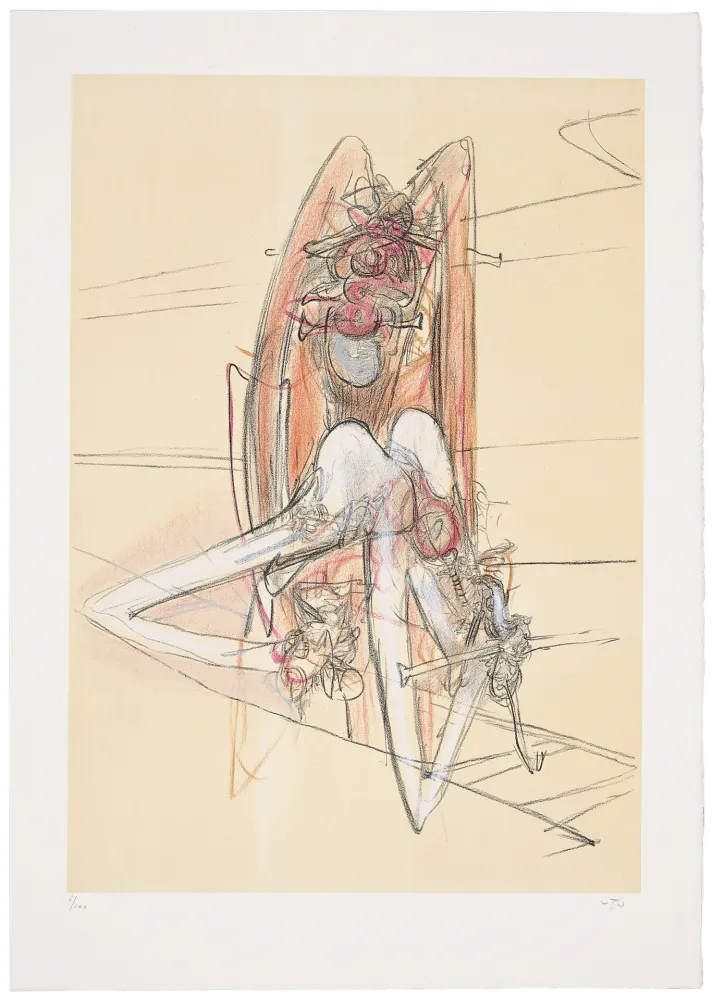 Litografía Matta - Nue bu