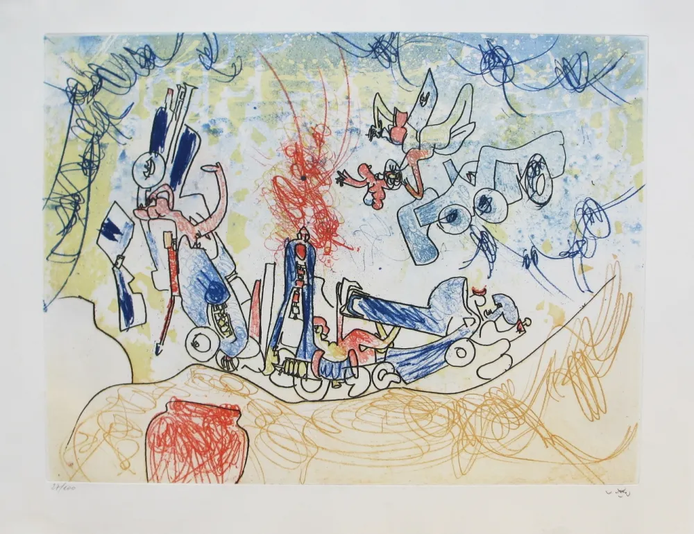 Aguafuerte Y Aguatinta Matta - Oh! Tomobiles