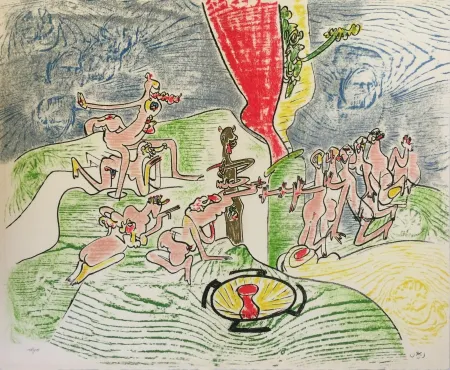 Litografía Matta - OR DUR OR AISON