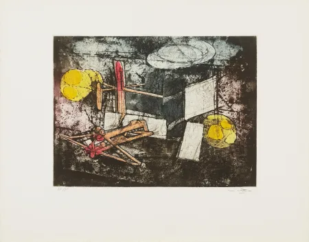 Aguafuerte Y Aguatinta Matta - Passage et sage du couple