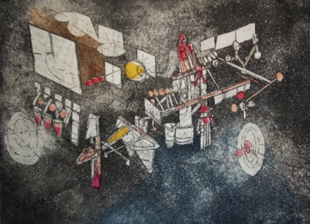 Aguafuerte Y Aguatinta Matta - Passage et sage du couple 3