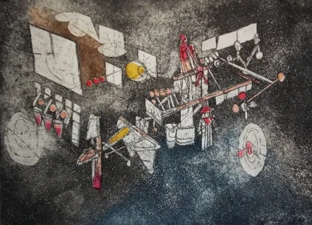 Aguafuerte Y Aguatinta Matta - Passage et sage du couple 3