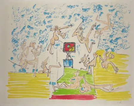 Litografía Matta - Plate 6 from Fog Gog Magog