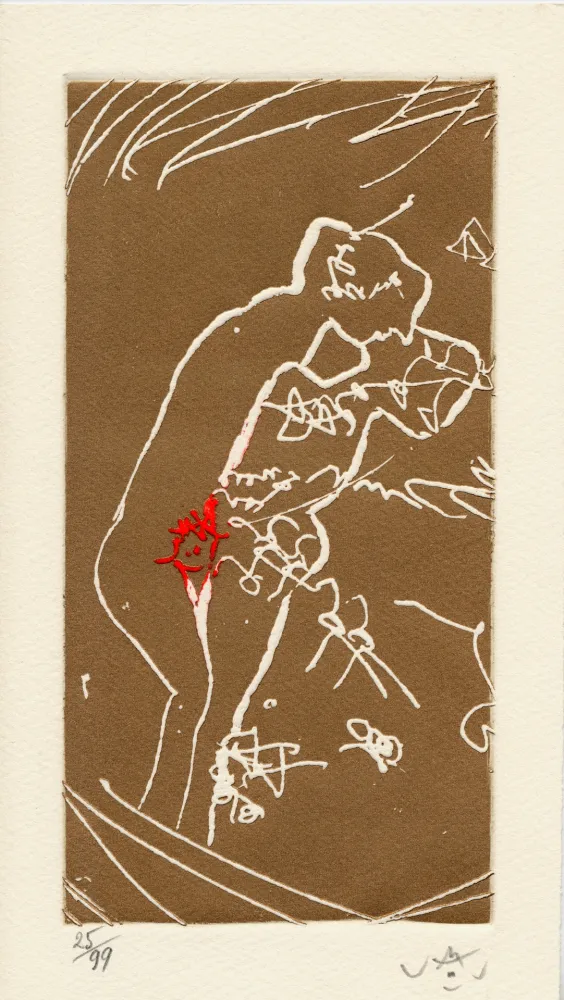 Grabado Matta - Pour J. Mansour