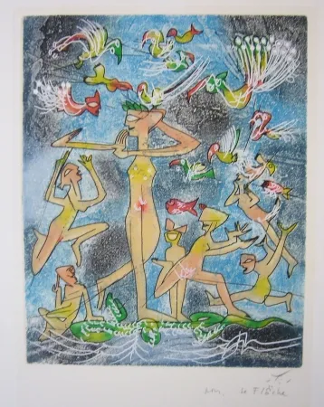 Aguafuerte Y Aguatinta Matta - Sans titre