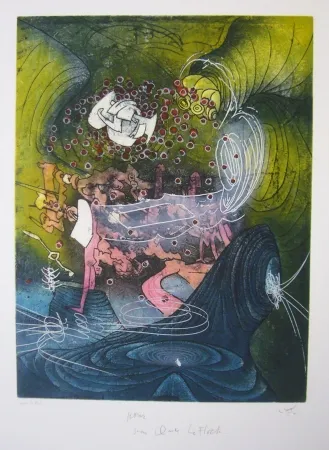 Aguafuerte Y Aguatinta Matta - Sans titre