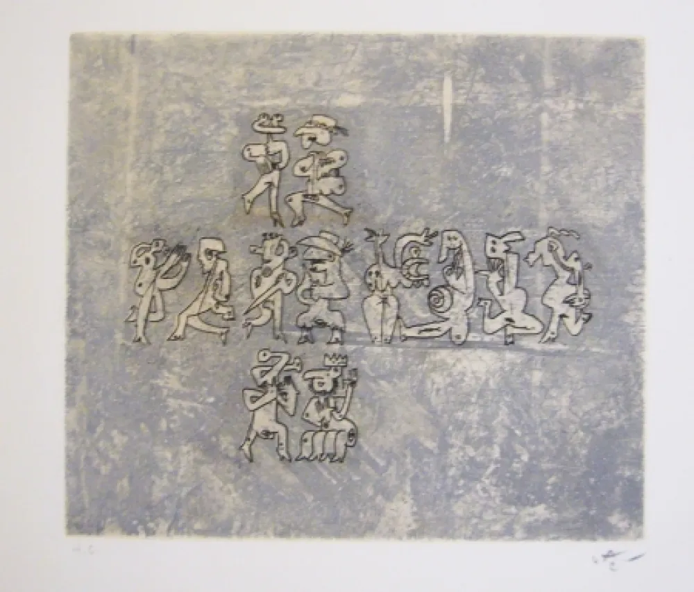 Aguafuerte Y Aguatinta Matta - Sans titre