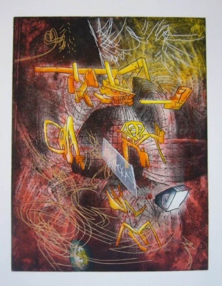 Aguafuerte Y Aguatinta Matta - Sans titre