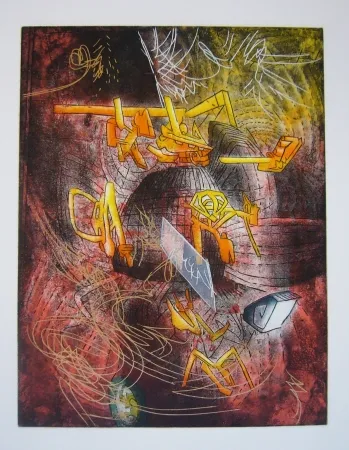 Aguafuerte Y Aguatinta Matta - Sans titre