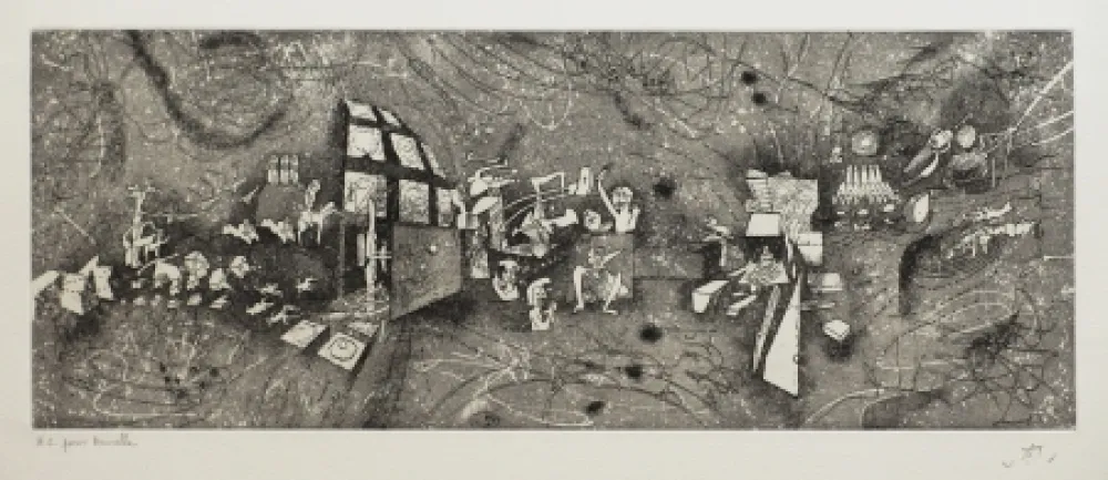 Aguafuerte Matta - Sans titre 