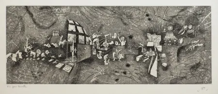 Aguafuerte Matta - Sans titre 