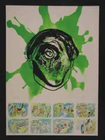 Litografía Matta - Sans titre