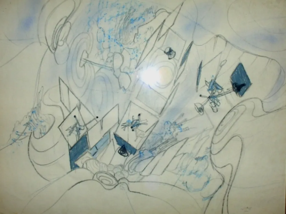 Litografía Matta - Sans Titre