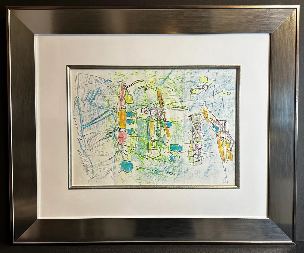 Sin Técnico Matta - Sans Titre Original Mixed Media With Collage (2)