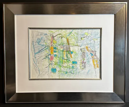 Sin Técnico Matta - Sans Titre Original Mixed Media With Collage (2)