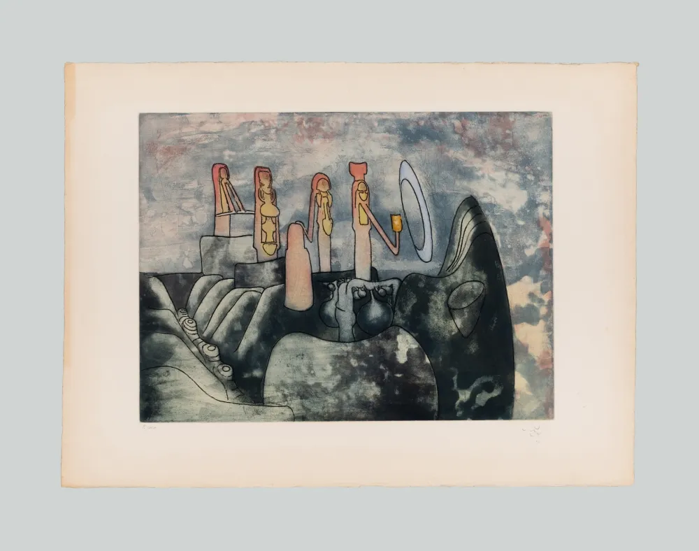 Aguafuerte Y Aguatinta Matta - Senza titolo