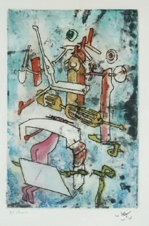 Aguafuerte Y Aguatinta Matta - Songe Songé