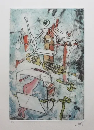 Aguafuerte Y Aguatinta Matta - Songe songé