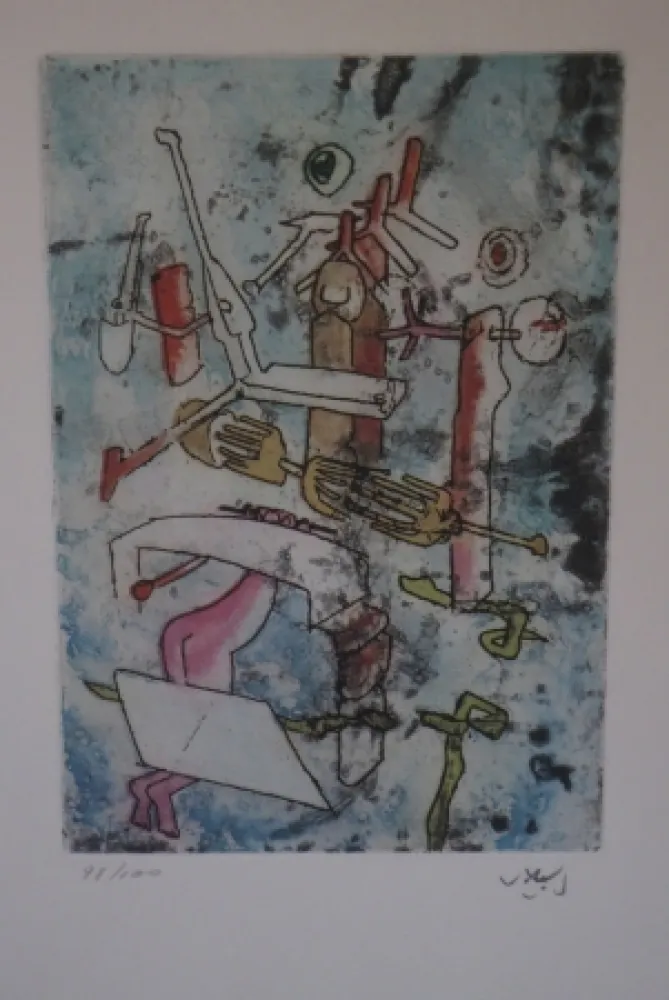 Aguafuerte Y Aguatinta Matta - Songes songés.