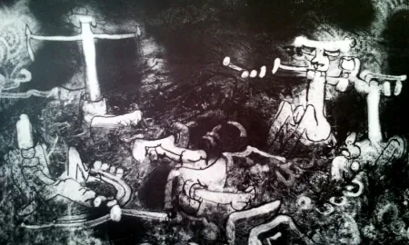 Litografía Matta - S/T