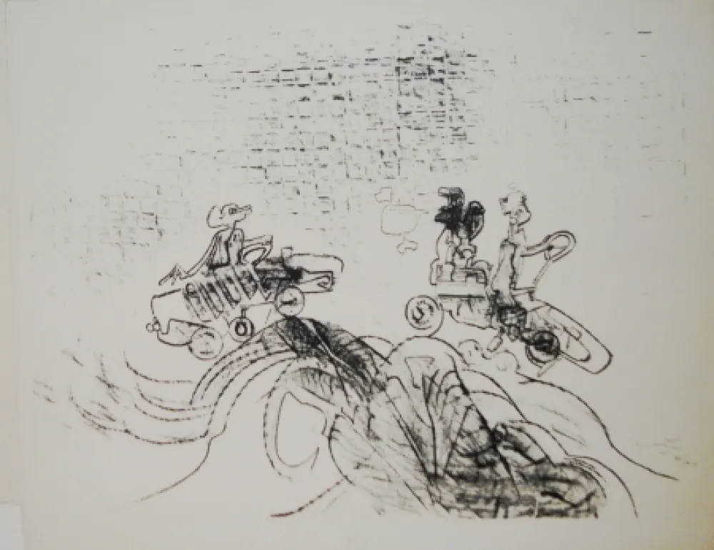 Litografía Matta - The Car-Boys