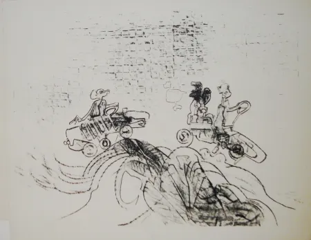 Litografía Matta - The Car-Boys