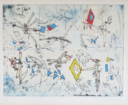 Aguafuerte Y Aguatinta Matta - The Moon Shoker